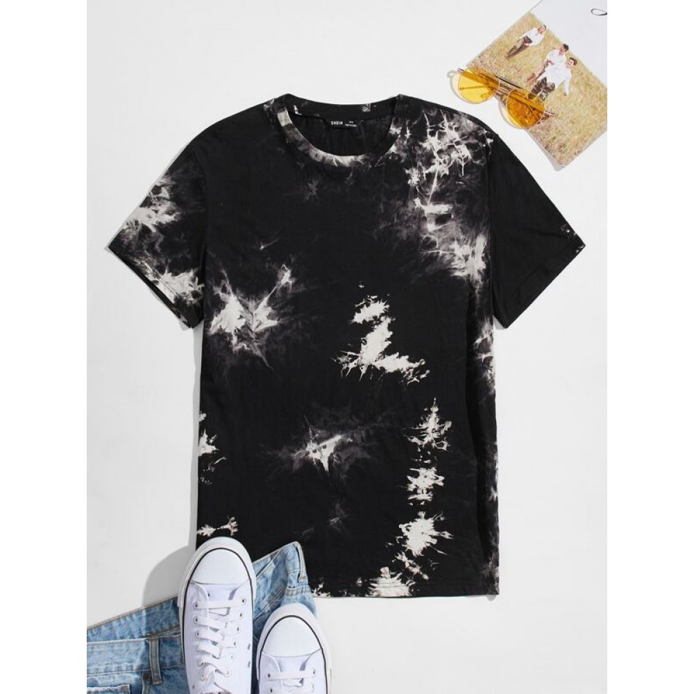 Men Tie Dye Top