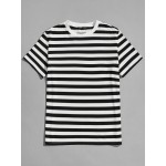 Men Striped Tee