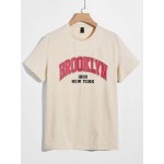 Men Letter Graphic Tee