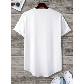 Men Curved Hem Tee