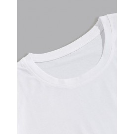 Men Curved Hem Tee