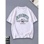 Men Letter Graphic Tee