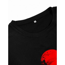 Men  And River Sight Print Tee