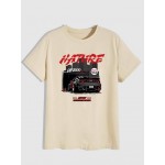 Car & Letter Graphic Tee