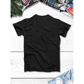 Men Letter Graphic Tee