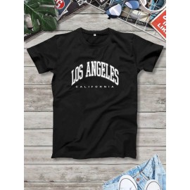 Men Letter Graphic Tee