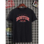 Men Letter Graphic Tee