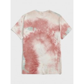 Men Tropical and Tie Dye Top