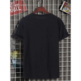 Men  & Letter Graphic Tee