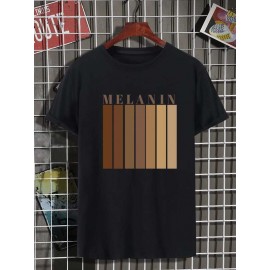 Men  & Letter Graphic Tee