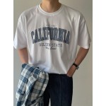 Men Letter Graphic Tee