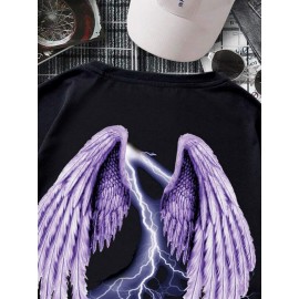 Letter Wings & Lightning Graphic Tee