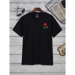 Men Floral Print Tee